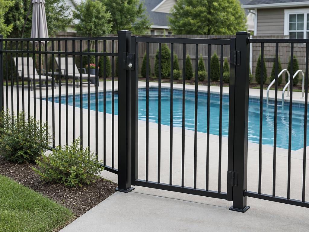 Pools — aluminum fence