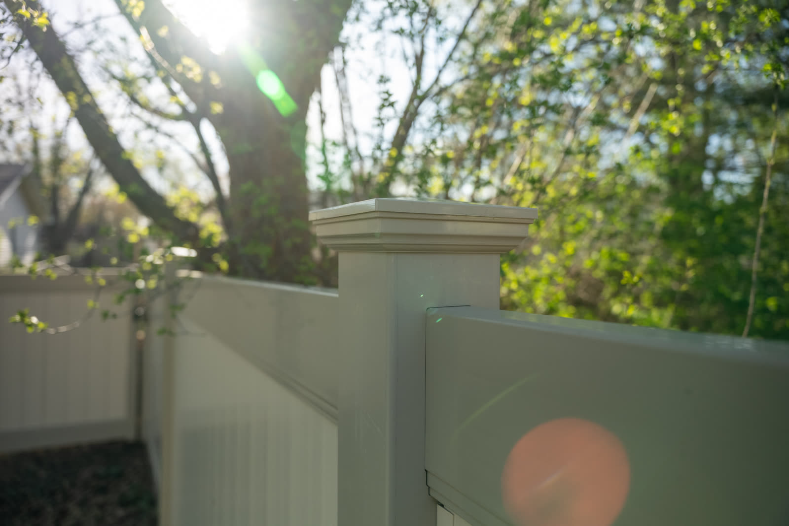 No Painting. No Staining. Ever. — vinyl fence