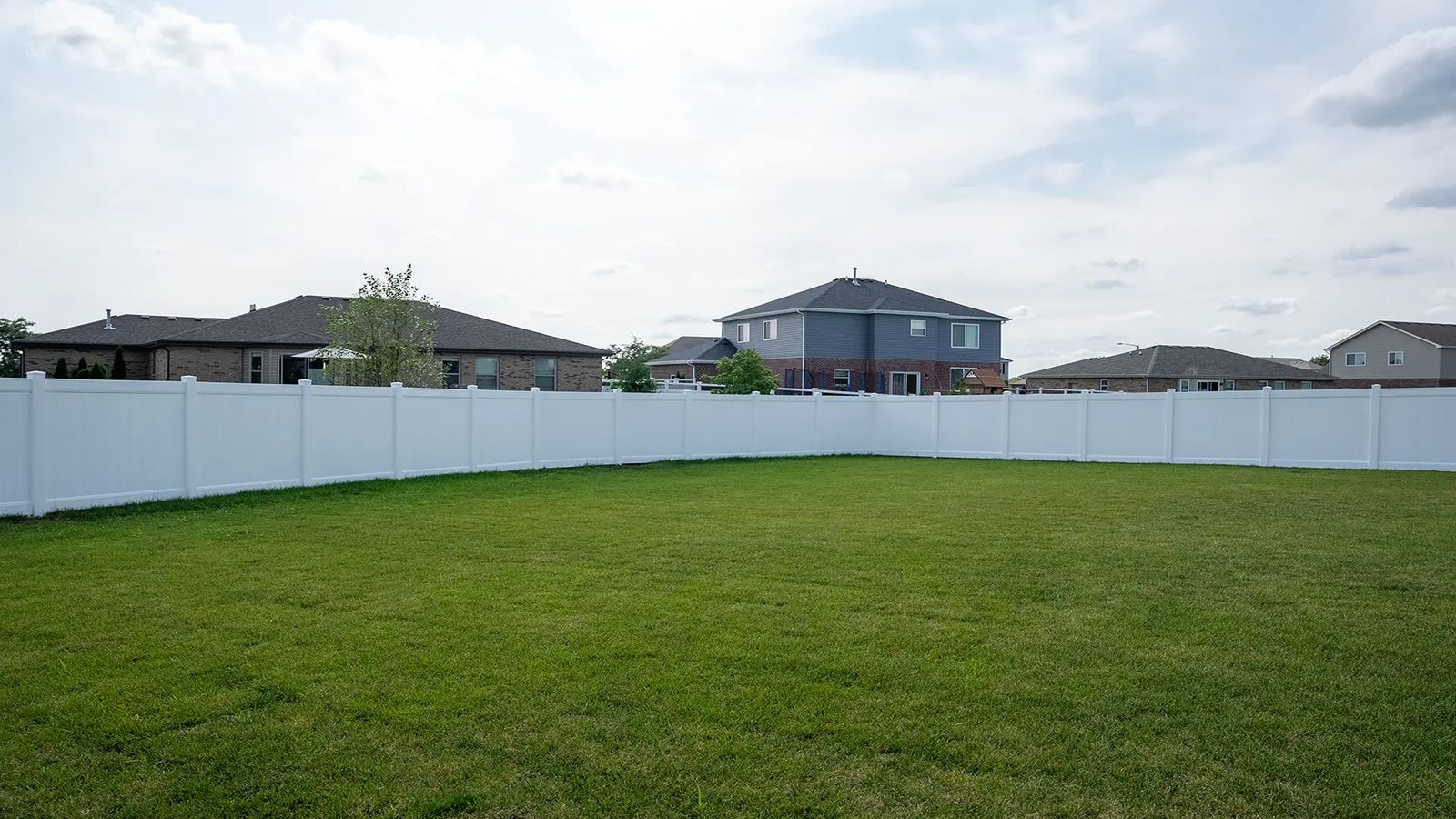 Built for Midwest Weather — vinyl fence